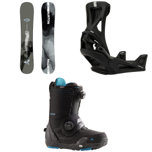 Burton Instigator PurePop Camber Snowboard 160 Package (160 cm) + L in Black size 160/L Nylon 2026