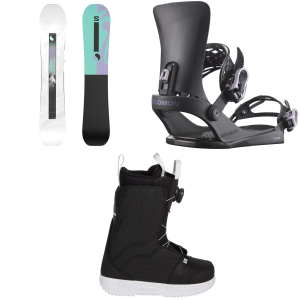 Salomon Salomon Bliss X Snowboard 144 Package (144 cm) + S Mens in Black size 144/S Nylon 2027