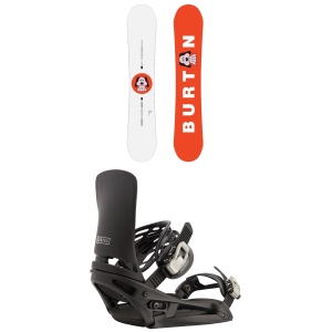 Burton Process Flying V Snowboard 159 Package (159 cm) + M in Black size 159/M Aluminum 2027
