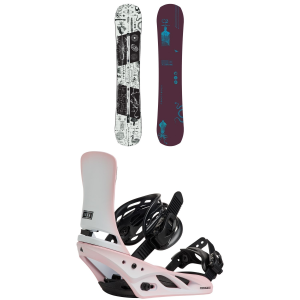 Burton Rewind Snowboard 148 Package (148 cm) + L in Purple size 148/L Aluminum 2027
