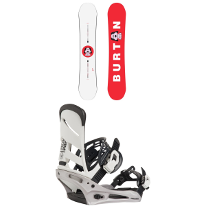 Burton Process Snowboard 162 Package (162 cm) + L in Black size 162/L Aluminum 2027