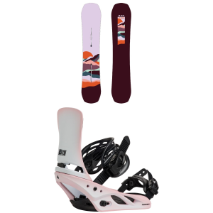 Burton Spellbinder Snowboard 153 Package (153 cm) + S in Black size 153/S Aluminum 2027