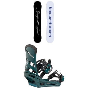 Burton Spellbinder Snowboard 139 Package (139 cm) + M in White size 139/M Aluminum 2027