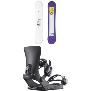Salomon Salomon Lotus Snowboard 138 Package (138 cm) + S Mens in Black size 138/S Nylon/Rubber 2027