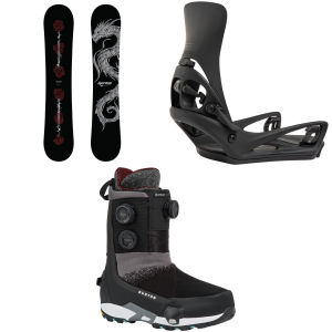 Burton Blossom Snowboard 155 Package (155 cm) + L in Black size 155/L Nylon