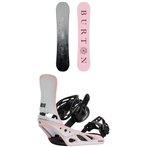 Burton Cultivator Snowboard 155 Package (155 cm) + L in Black size 155/L Aluminum 2027