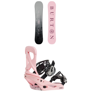 Burton Cultivator Snowboard 150 Package (150 cm) + M in Pink size 150/M Aluminum 2027
