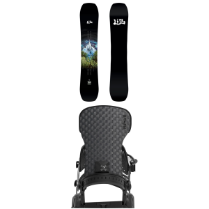 Lib Tech Skunk Ape Twin Snowboard 163W Package (163W cm) + L in Black size 163W/L Aluminum 2027