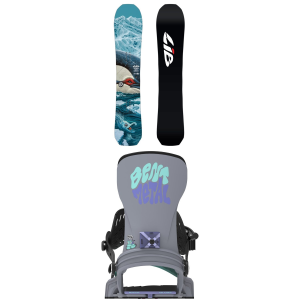 Lib Tech T. Rice Orca II Snowboard 156 Package (156 cm) + S/M in Black size 156/S/M Nylon/Aluminum 2027