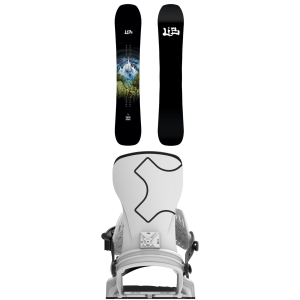 Lib Tech Skunk Ape C2 Snowboard 173UW Package (173UW cm) + L in White size 173Uw/L Aluminum 2027