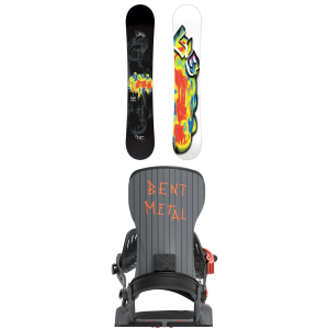 Lib Tech Off Ramp Snowboard 154 Package (154 cm) + M in White size 154/M Aluminum 2027