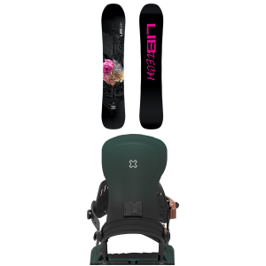 Lib Tech Lib Tech Dynamiss Snowboard 149 Package (149 cm) + S/M Womens in White size 149/S/M Aluminum 2027