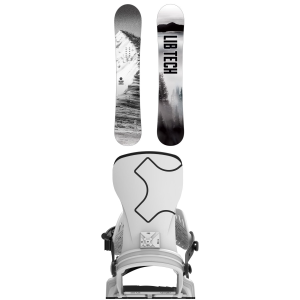 Lib Tech Cold Brew Snowboard 149 Package (149 cm) + L in White size 149/L Aluminum 2027
