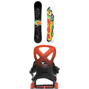 Lib Tech Off Ramp Snowboard 154 Package (154 cm) + M in Red size 154/M Nylon/Aluminum 2027