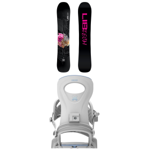 Lib Tech Lib Tech Dynamiss Snowboard 142 Package (142 cm) + M/L Womens in Purple size 142/M/L Nylon/Aluminum 2027