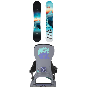 Lib Tech Lib Tech Glider Snowboard 139 Package (139 cm) + S/M Womens in Black size 139/S/M Nylon/Aluminum 2027