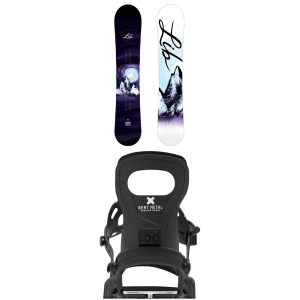 Lib Tech Lib Tech Cortado Snowboard 145 Package (145 cm) + L Womens in Black size 145/L Aluminum 2027