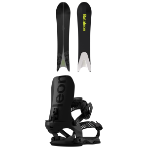 Bataleon Surfer Snowboard 154 Package (154 cm) + S in Gray size 154/S Aluminum 2027