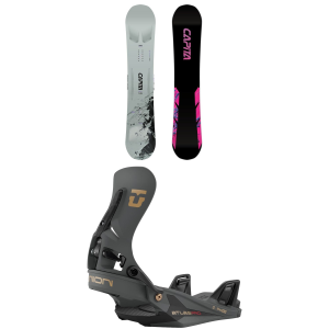 CAPiTA Mega Mercury Snowboard 160W Package (160W cm) + X Large in Black size 160W/Xl Nylon/Aluminum 2027