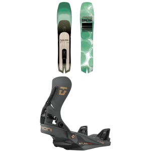 CAPiTA Spring Break Powder Glider Snowboard 158 Package (158 cm) + L in Black size 158/L Nylon/Aluminum 2027