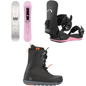 CAPiTA Spring Break Resort Twin Snowboard 156 Package (156 cm) + M in White size 156/M Aluminum 2027
