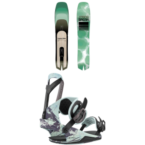 CAPiTA Spring Break Powder Glider Snowboard 158 Package (158 cm) + M size 158/M Aluminum 2027
