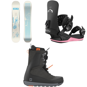 CAPiTA Pathfinder Snowboard 155 Package (155 cm) + L in Black size 155/L Aluminum 2027