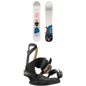 CAPiTA Aeronaut Snowboard 155 Package (155 cm) + L in Black size 155/L Aluminum 2027