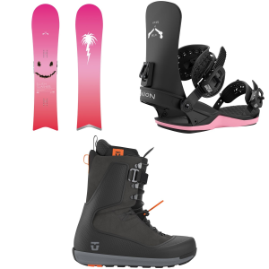 CAPiTA Spring Break Slush Slashers 2.0 Snowboard 155 Package (155 cm) + M in White size 155/M Aluminum 2027
