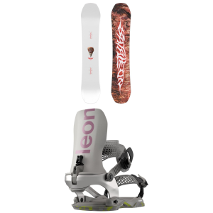 Bataleon Stereo Team Snowboard 154 Package (154 cm) + S in Black size 154/S Aluminum 2027