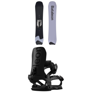 Bataleon Whatever x Petrovsky & Ramone Snowboard 154 Package (154 cm) + M/L in Black size 154/M/L Aluminum 2027