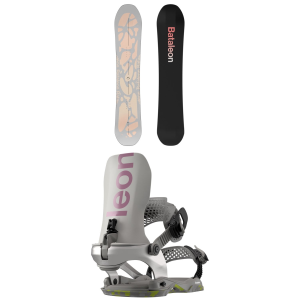 Bataleon Bataleon Thunderstorm Snowboard 144 Package (144 cm) + M/L Womens in Gray size 144/M/L Aluminum 2027