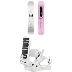 CAPiTA Spring Break Resort Twin Snowboard 154 Package (154 cm) + L in Black size 154/L Aluminum 2027