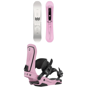 CAPiTA Spring Break Resort Twin Snowboard 158 Package (158 cm) + L in Brown size 158/L Aluminum 2027