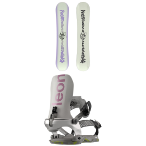 Bataleon Bataleon Disaster Snowboard 148 Package (148 cm) + M/L Womens in Gray size 148/M/L Aluminum 2027