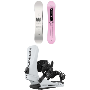 CAPiTA Spring Break Resort Twin Snowboard 155W Package (155W cm) + M in Black size 155W/M Aluminum 2027