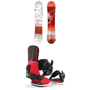 CAPiTA Ultrafear Snowboard 153 Package (153 cm) + S in White size 153/S Aluminum 2027