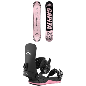 CAPiTA Dark Horse Snowboard 158 Package (158 cm) + L in Black size 158/L Aluminum 2027