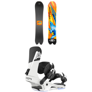 Armada Shatter Point Snowboard 154 Package (154 cm) + M in Black size 154/M Nylon/Aluminum/Bamboo 2027