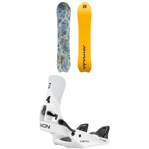 Armada Armada Kure Snowboard 150 Package (150 cm) + S Womens in Black size 150/S Aluminum/Bamboo 2027