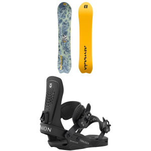Armada Armada Kure Snowboard 146 Package (146 cm) + L Womens in White size 146/L Aluminum/Bamboo 2027