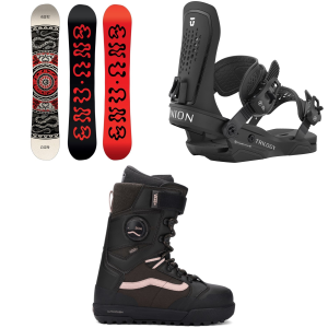 GNU GNU Ladies Choice Asym C2X Snowboard 145.5 Package (145.5 cm) + M Womens size 145.5/M Plastic 2026