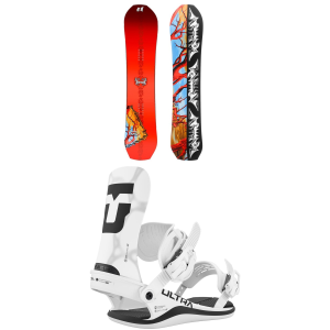 Armada Squonk Snowboard 152 Package (152 cm) + S in White size 152/S Bamboo 2027