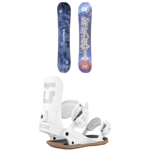 Armada Armada Cold Press Snowboard 144 Package (144 cm) + L Womens in White size 144/L Aluminum 2027