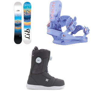 Lib Tech Lib Tech Glider BTX Snowboard 143 Package (143 cm) + S Womens size 143/S Aluminum 2026