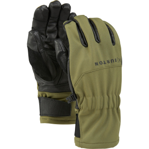 Burton AK Tech Gloves 2027 in Green size Small | Leather