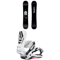 CAPiTA Super DOA Snowboard 2024 - 163W Package (163W cm) + S Bindings | Nylon/Silk in Black size 163W/S | Nylon/Polyester/Silk