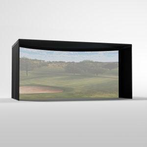 9x14x8 Curved Golf Enclosure Kit with Premium Impact Screen