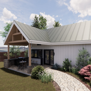 Clear Skies Clubhouse - Golf Shed Plan