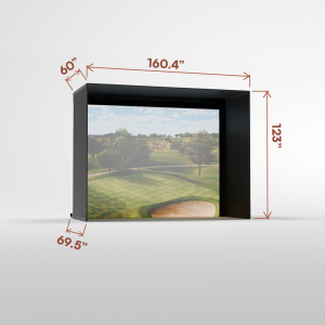 8x10.5x5 Pro Golf Enclosure Kit with Premium Impact Screen